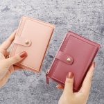 Wholesale Fashion Solid Color Multi-Function Card Bag Wallet