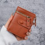 Wholesale Fashion Solid Color Zipper Wallet