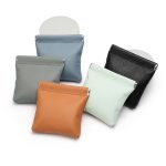 Wholesale Women Fashion Solid Color Litchi Pattern Coin Wallet - Image 2