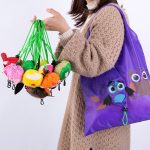 Wholesale Eco Friendly Foldable Shopping Bag Cartoon Reusable Storage Bag