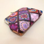 Women Fashion Abstract Art Print Retro Clip Compact Wallet - Image 2