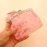 Women Fashion Sheer Transparent Leopard Print Compact Wallet - Image 2