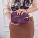 Women Fashion Casual Solid Color Zipper Wallets