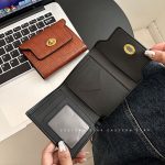 Women'S Fashion Simple Crocodile Lock Mini Wallet - Image 3