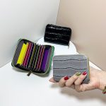 Women Fashion Crocodile Anti-Degaussing Multi-Card Mini Zipper Wallet - Image 2