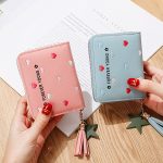 Women Fashion Cartoon Multicolor Heart Tassel Zipper Mini Wallet - Image 2