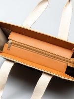 Women Casual Boho Large Capacity Straw Woven Wide Strap Tote Bag - Image 3