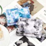 Women Fashion Watercolor Spotted Multi-Card PU Flap Folding Wallet - Image 2