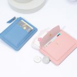 Women Simple Flap Zipper Card Wallet - Image 2