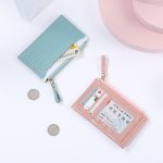 Women Fashionable Simple Crocodile Pattern Zipper Multi-Card Slot Wallet - Image 2