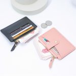 Women Fashionable Simple Multi-Card Zipper PU Wallet - Image 2