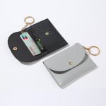 Women Fashion Simple Solid Color Zipper Wallet - Image 2