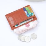 Women Fashion Simple Stone Pattern Multi-Card Wallet - Image 2