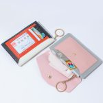 Wholesale Women Fashion Simple Color Block Flap Square Wallet - Image 2