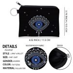Wholesale Women Fashion Evil Eye Print Mini Wallet - Image 2