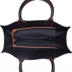 Women Fashion Casual Solid Color Large Capacity Handbag - Image 4