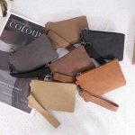 Wholesale Women Fashion Casual Solid Color Canvas Zipper Wallets