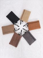 Wholesale Women Fashion Casual Solid Color Canvas Zipper Wallets - Image 2