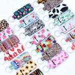 Women Personalized Creative Leopard Flower Butterfly Perfum Bottle Keychain Bag - Image 4