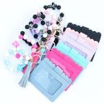 Wholesale Women Fashion Cross Bracelet Keychain Card Wallet - Image 2