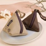 Wholesale Women Fashion Personality Creative Zongzi Triangle Canvas Wallets - Image 2