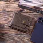 Wholesale Men Fashion Solid Color Three-Fold Multi-Functional Wallet - Image 2