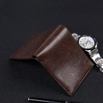 Wholesale Men Fashion Simple Solid Color Soft Leather Thin Wallet - Image 3