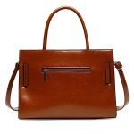 Women Fashion Casual Solid Color Large Capacity Handbag - Image 2