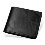 Wholesale Men Retro Solid Color Wallet - Image 2