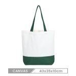 Wholesale Large Capacity Multicolor Stitching Canvas Tote Bag - Image 2