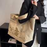 Wholesale Women Fashion Large Capacity Canvas Tote Bag - Image 2