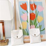 Women Fashionable Simple Macaroon Solid Color Canvas Mini Crossbody Bag - Image 2