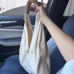 Wholesale Summer Women Simple Solid Color Large Capacity Canvas Tote - Image 2
