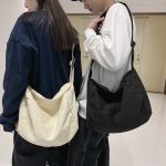 Wholesale Women Simple Solid Color Large Capacity Canvas Tote Bag