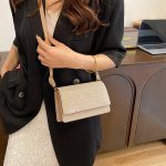 Women Fashion Simple Solid Color Crossbody Bag - Image 2