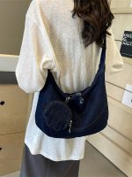Wholesale Women Fashion Casual Denim Crossbody Bag - Image 4