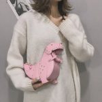 Wholesale Women Fashion Creative Cartoon Rivet Dinosaur Crossbody Bag - Image 2