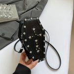 Wholesale Women Fashion Gothic Coffin Chain Rivet Cross Crossbody Bag
