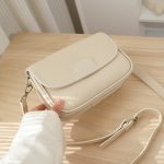 Wholesale Women Fashion Simple Solid Color Pu Small Square Crossbody Bag - Image 2