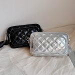 Wholesale Women Fashion Casual Solid Color Rhomboid Chain Crossbody Bag - Image 2