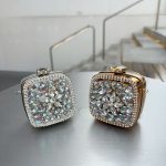 Wholesale Mini Square Acrylic Round Fashion Crossbody Rhinestone Bag - Image 3