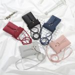 Wholesale Women Fashion Casual Litchi Pattern Mini Crossbody Bag