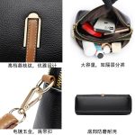 Vintage Women Double Zipper Crossbody Bag - Image 2