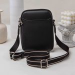 Wholesale Simple Fashionable Soft Leather Pu Mobile Phone Crossbody Bag - Image 3