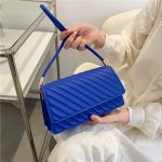 Wholesale Women Fashion Simple Embroidered Thread One-Shoulder Diagonal Bag