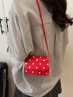 Wholesale Women Fashion Solid Color Dot Printed Crossbody Bag - Image 2