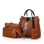 Women Fashion Retro Handbag Four-Piece Bag Set - Image 2