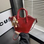 Wholesale Women Fashion Simple Solid Color Mini Ornament Crossbody Bag - Image 2