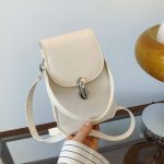 Wholesale Women Fashion Casual Solid Color Mobile Phone Crossbody Bag - Image 2
