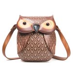 Wholesale Fashion Cartoon Owl Print Mobile Phone Bag Crossbody Bag - Image 2